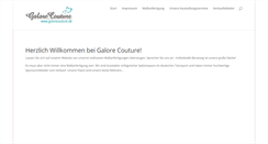 Desktop Screenshot of galorecouture.de